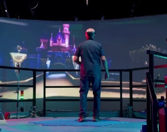 Беговая дорожка с обзором на 360° превращает метавселенную Disney в физическую игровую площадку